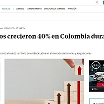 Negocios crecieron 40% en Colombia durante 2021